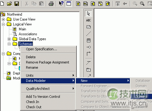 图解Rational Rose结合SQL Server 2000建立数据库表
