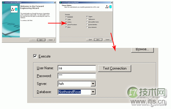 图解Rational Rose结合SQL Server 2000建立数据库表