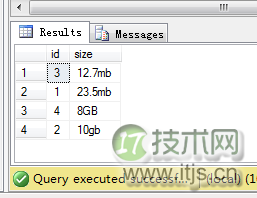 SQL Server数据库中带单位数据按大小排序的解决方案