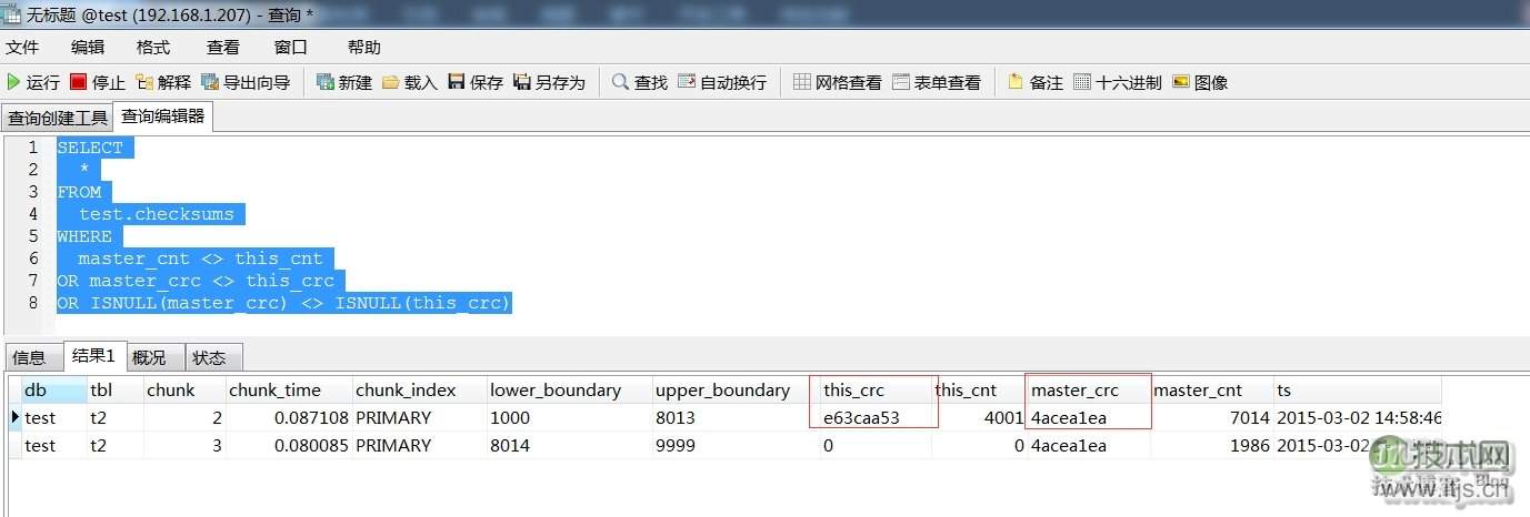 MySQL主从数据库一致性检查与同步修复方法详解