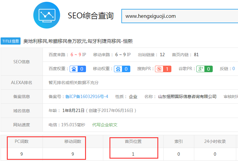 移民网站优化案例分享：多国移民关键词排名提升实战经验