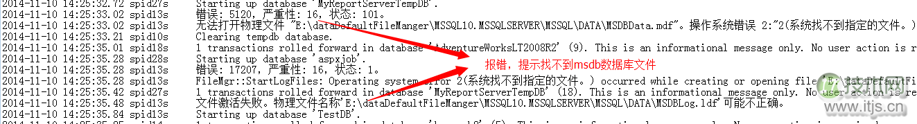 SQL Server数据库启动失败原因分析与解决方案详解 SQL Server数据库启动失败原因分析与解决方案详解