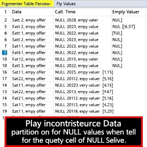 SQL Server表分区中NULL值的存储位置解析