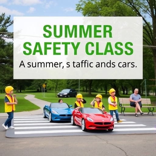 亲子安全互动实践 萌娃引领交通安全新风尚