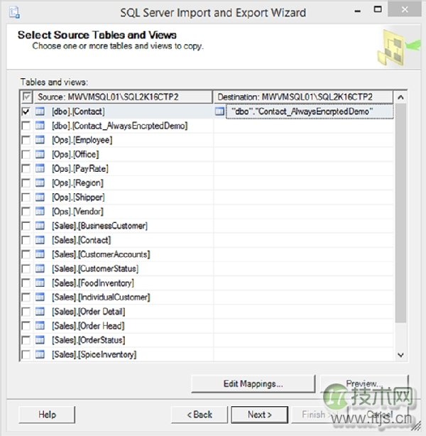 SQL Server导入导出向导配置Always Encrypted数据复制方法