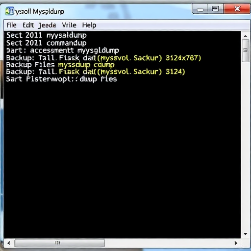 MySQL简易备份方法(1)