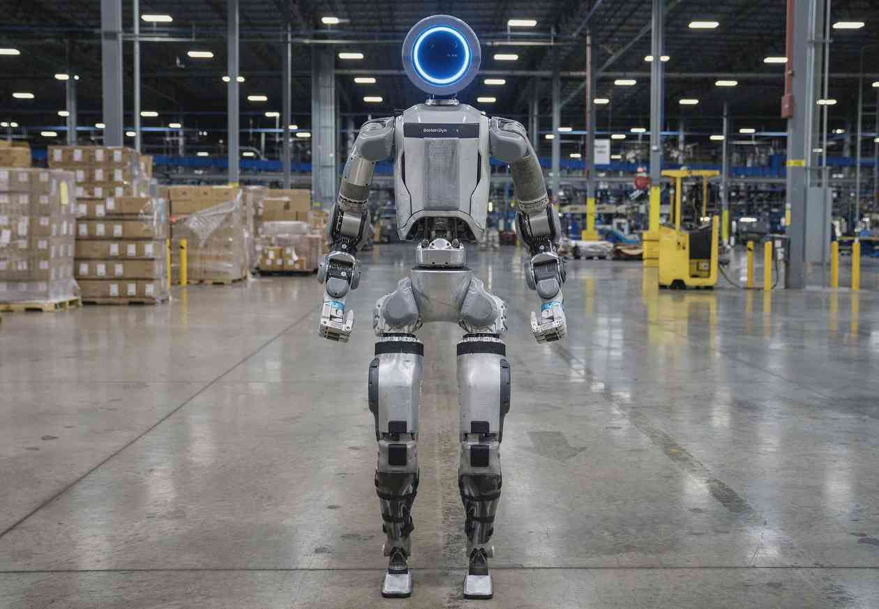 波士顿动力CES首秀Atlas人形机器人，2028年应用工厂