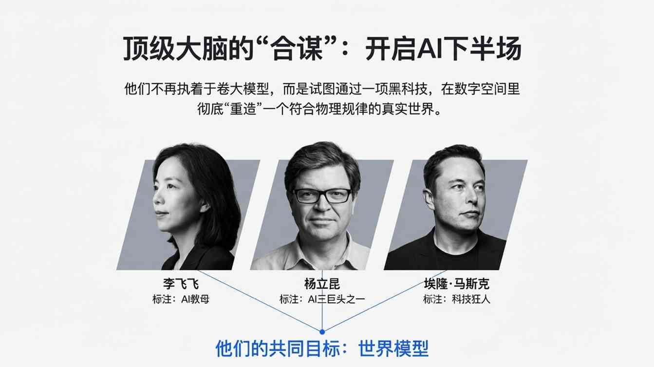 AI三大巨头联手打造世界模型：重新定义数字空间与现实交互