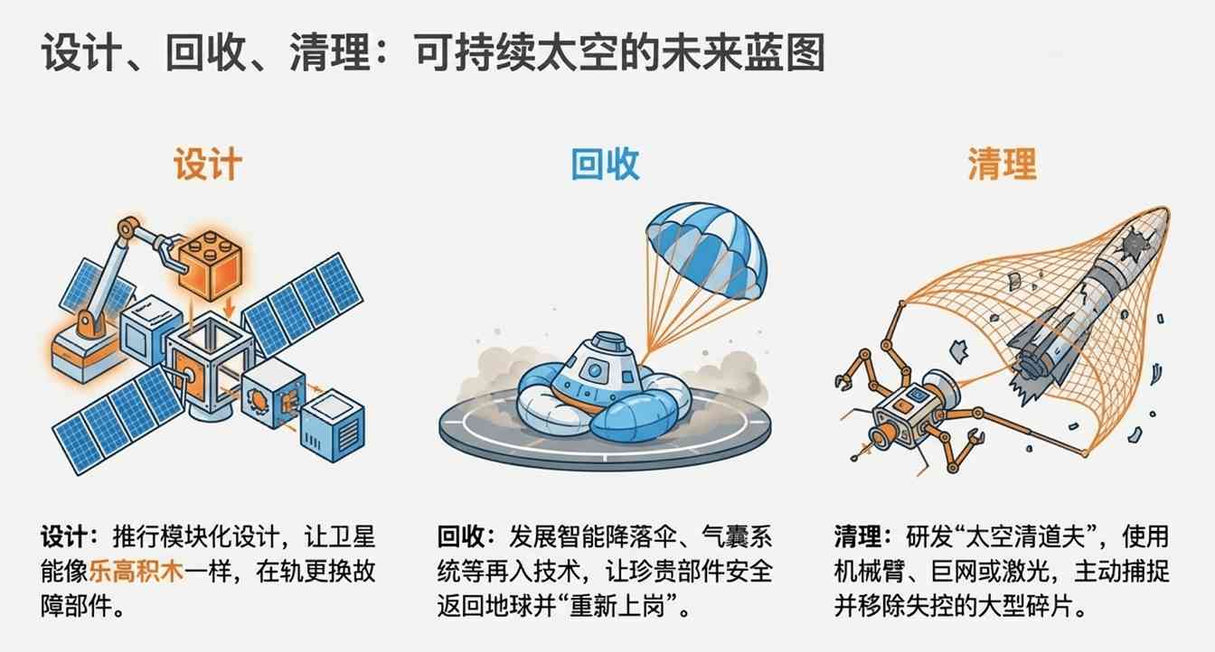 太空碎片威胁近地轨道安全，创新驱动治理新模式