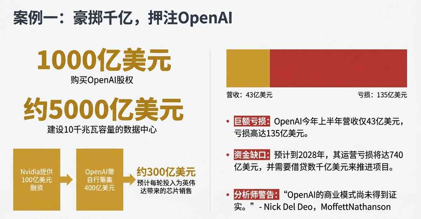 英伟达巨量现金投资战略面临泡沫风险考验