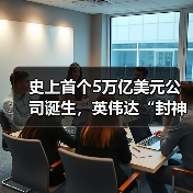 史上首个5万亿美元公司诞生，英伟达“封神”！