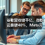 谷歌营收破千亿,微软云暴增40%,Meta元宇宙日 谷歌营收破千亿,微软云暴增40%,Meta元宇宙日