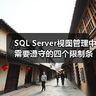 SQL Server视图使用限制解析及注意事项
