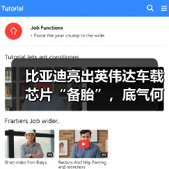 比亚迪亮出英伟达车载芯片“备胎”，底气何在？