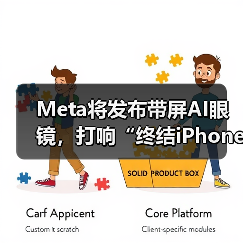 Meta将发布带屏AI眼镜,打响“终结iPhone”第一 Meta将发布带屏AI眼镜,打响“终结iPhone”第一