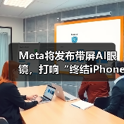 Meta将发布带屏AI眼镜,打响“终结iPhone”第一 Meta将发布带屏AI眼镜,打响“终结iPhone”第一