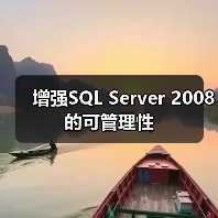 增强SQL Server 2008的可管理性