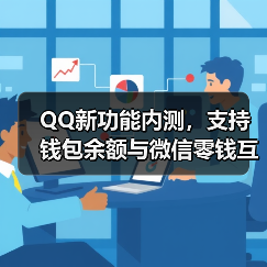 QQ新功能内测,支持钱包余额与微信零钱互通到账 QQ新功能内测,支持钱包余额与微信零钱互通到账