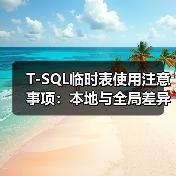 SQL Server临时表使用技巧:本地与全局如何区分?你真的了解吗? SQL Server临时表使用技巧:本地与全局如何区分?你真的了解吗?