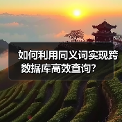 如何利用同义词实现跨数据库高效查询? 如何利用同义词实现跨数据库高效查询?
