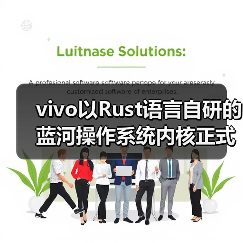 vivo以Rust语言自研的蓝河操作系统内核正式开源 vivo以Rust语言自研的蓝河操作系统内核正式开源