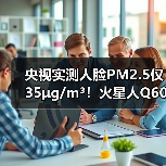 央视实测人脸PM2.5仅35μg/m³!火星人Q60让爆炒辣椒=森林级空气 央视实测人脸PM2.5仅35μg/m³!火星人Q60让爆炒辣椒=森林级空气