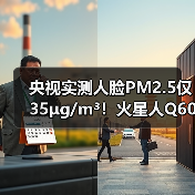 央视实测人脸PM2.5仅35μg/m³!火星人Q60让爆炒辣椒=森林级空气 央视实测人脸PM2.5仅35μg/m³!火星人Q60让爆炒辣椒=森林级空气