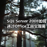 SQL Server 2008如何通过Office工具实现高效数据分析 SQL Server 2008如何通过Office工具实现高效数据分析