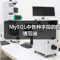 MySQL中各种字段的取值范围