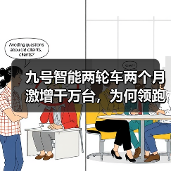 九号智能两轮车两个月激增千万台,为何领跑行业? 九号智能两轮车两个月激增千万台,为何领跑行业?