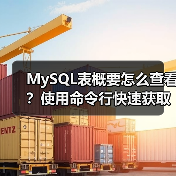 MySQL表概要怎么查看？使用命令行快速获取信息