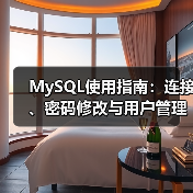 MySQL使用指南:连接、密码修改与用户管理全解析 MySQL使用指南:连接、密码修改与用户管理全解析