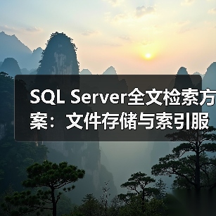 SQL Server全文检索方案:文件存储与索引服务配置 SQL Server全文检索方案:文件存储与索引服务配置