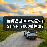 如何通过BCP恢复SQL Server 2000数据库？