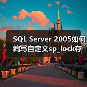 SQL Server 2005如何编写自定义sp_lock存储过程？