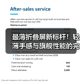 最薄折叠屏新标杆！轻薄手感与旗舰性能的完美平衡