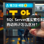SQL Server真实索引和自动统计怎么区分？