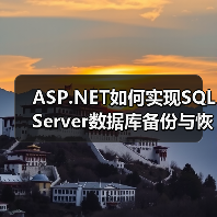 SQL Server备份还原代码示例详解-智穹界来普科技