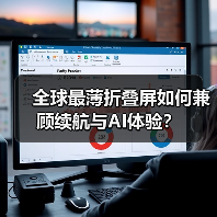 全球最薄折叠屏如何兼顾续航与AI体验？