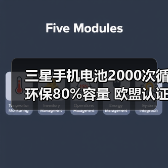 三星Galaxy手机为何能达2000次循环？欧盟认证揭示电池耐用性秘密-智穹界来普科技