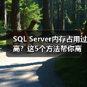 SQL Server内存占用过高？这5个方法帮你高效优化