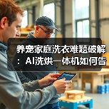 养宠家庭洗衣难题破解：AI洗烘一体机如何告别毛发异味困扰