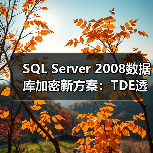 SQL Server 2008数据库加密新方案:TDE透明加密技术详解 SQL Server 2008数据库加密新方案:TDE透明加密技术详解
