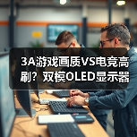 3A游戏画质VS电竞高刷?双模OLED显示器让你一步到位! 3A游戏画质VS电竞高刷?双模OLED显示器让你一步到位!