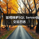 如何维护SQL Server的交易日志 如何维护SQL Server的交易日志