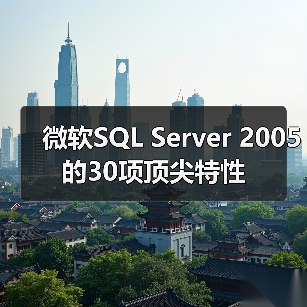 微软SQL Server 2005的30项顶尖特性