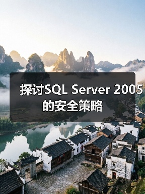 探讨SQL Server 2005的安全策略