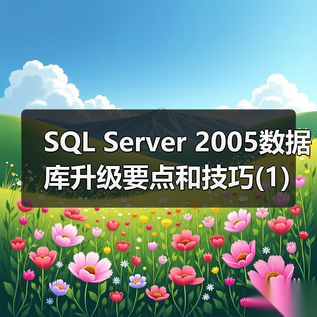 SQL Server 2005数据库升级要点和技巧(1)