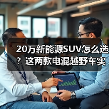 20万新能源SUV怎么选？这两款电混越野车实力出众