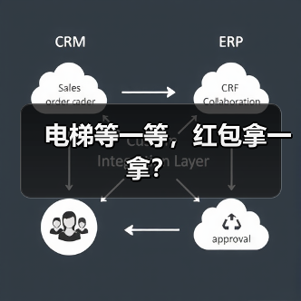 电梯等一等，红包拿一拿？